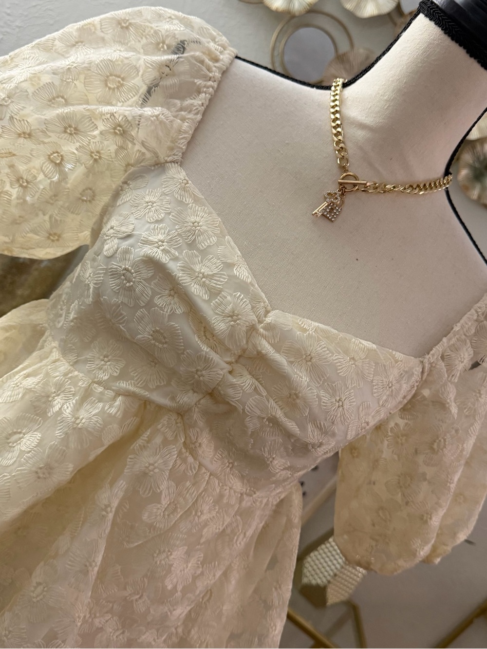 Altar'd State Katy Floral Babydoll Top - Picture 4 of 7